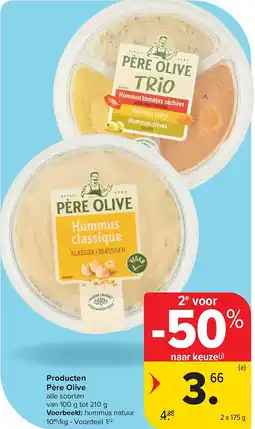 Carrefour Producten Père Olive aanbieding