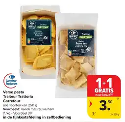 Carrefour Verse pasta Traiteur Trattoria Carrefour aanbieding