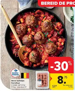 Carrefour Verse balletjes Carrefour aanbieding