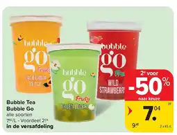 Carrefour Bubble Tea Bubble Go aanbieding
