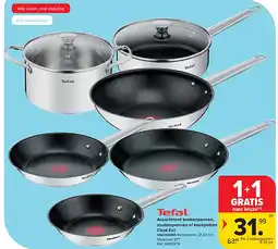 Carrefour Assortiment koekenpannen, sauteerpannen of kookpotten Cook Eat aanbieding
