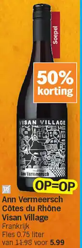 Albert Heijn Ann Vermeersch Côtes du Rhône Visan Village aanbieding