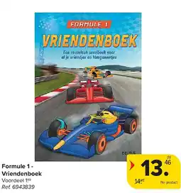 Carrefour Formule 1 - Vriendenboek aanbieding