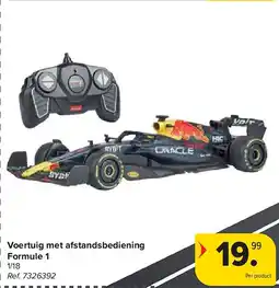 Carrefour Voertuig met afstandsbediening Formule 1 aanbieding