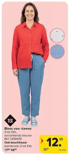 Carrefour Bloes voor dames aanbieding