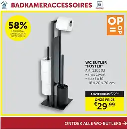 Zelfbouwmarkt WC BUTLER FOSTER aanbieding