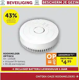 Zelfbouwmarkt ROOKMELDER OPTISCH aanbieding