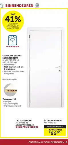 Zelfbouwmarkt HONINGRAAT aanbieding