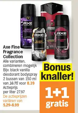 Albert Heijn Axe Fine Fragrance Collection aanbieding