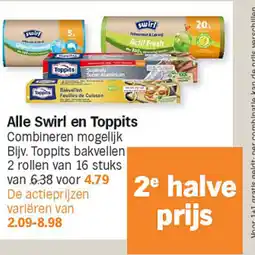 Albert Heijn Alle Swirl en Toppits aanbieding