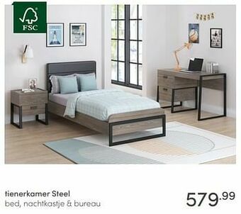 Baby & Tiener Tienerkamer steel aanbieding