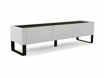 Deba Meubelen Tv-kast TABU - Mat wit Zwart aanbieding