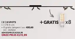 Zelfbouwmarkt OPBOUWSPOT 8 SPOTS aanbieding