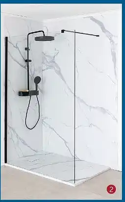 Zelfbouwmarkt DOUCHEBAK MOBY MARMER aanbieding