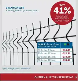 Zelfbouwmarkt DRAADPANELEN 200 cm x 63 cm aanbieding