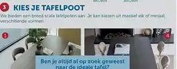 Zelfbouwmarkt KIES JE TAFELPOOT OVAAL aanbieding