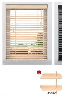 Zelfbouwmarkt HORIZONTALE HOUTEN JALOEZIEËN 60 CM aanbieding