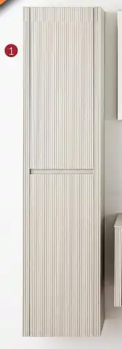 Zelfbouwmarkt BADKAMERMEUBEL AMELIA KOLOMKAST aanbieding