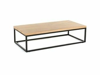Deba Meubelen Salontafel ABERDEEN - Smoked Oak Hout aanbieding
