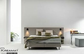 Boxspring DIVINE incl. matras, hangkastjes en lampen