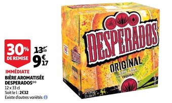 Auchan Bière Aromatisée Desperados aanbieding