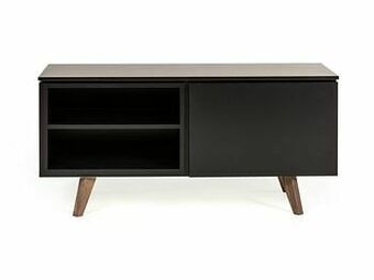 Tv-meubel PLAIN - Zwart Zwart