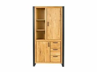 Deba Meubelen Wandkast BO - Naturel eiken/metaal Hout aanbieding
