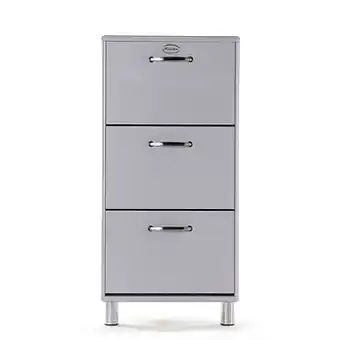 Deba Meubelen Kast schoenenkast MALIBU - Aluminium Grijs aanbieding