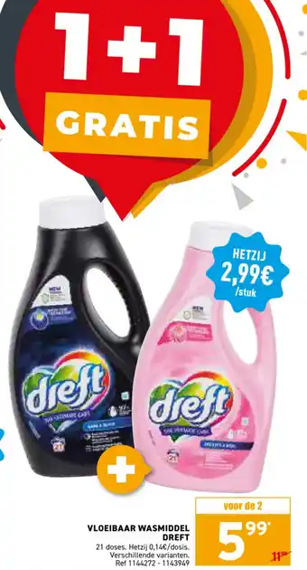 Vloeibaar wasmiddel dreft