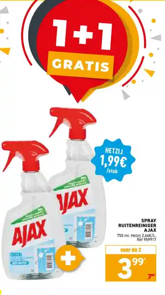 Spray ruitenreiniger ajax