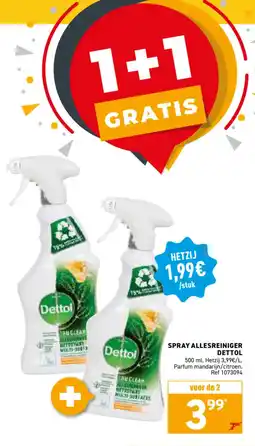 Trafic Spray allesreiniger dettol aanbieding