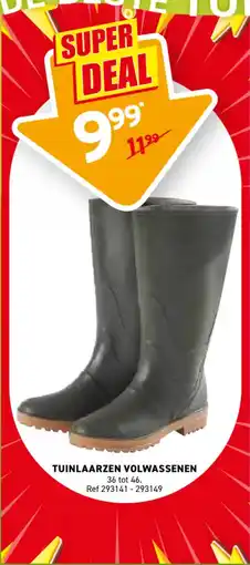 Trafic Tuinlaarzen volwassenen aanbieding