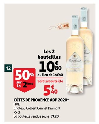 Auchan Côtes De Provence AOP 2020 aanbieding