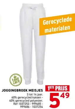 Trafic JOGGINGBROEK MEISJES aanbieding