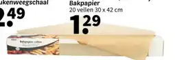 Wibra Bakpapier aanbieding
