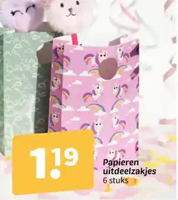 Wibra Papieren uitdeelzakjes aanbieding