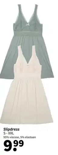 Wibra Slipdress S-XXL aanbieding