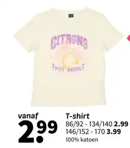Wibra T-shirt aanbieding