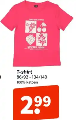 Wibra T-shirt aanbieding