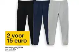 Zeeman Heren joggingbroek aanbieding