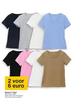 Zeeman Dames T-shirt aanbieding