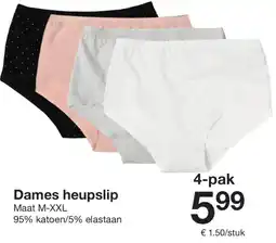 Zeeman Dames heupslip aanbieding