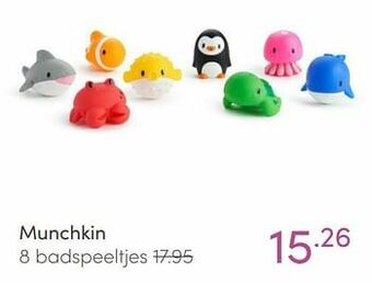Baby & Tiener Munchkin 8 badspeeltjes aanbieding