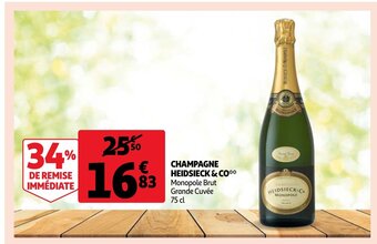 Auchan Champagne Heidsieck & Co aanbieding