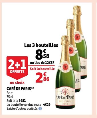 Auchan Café De Paris aanbieding