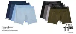 Zeeman Heren boxer aanbieding