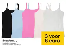 Zeeman Kinder singlet aanbieding