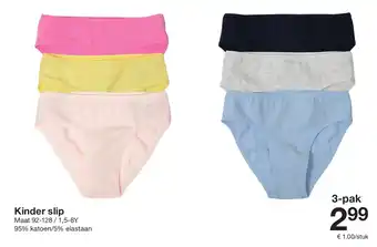 Zeeman Kinder slip aanbieding