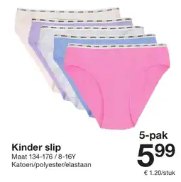 Zeeman Kinder slip aanbieding