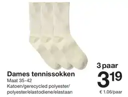Zeeman Dames tennissokken aanbieding